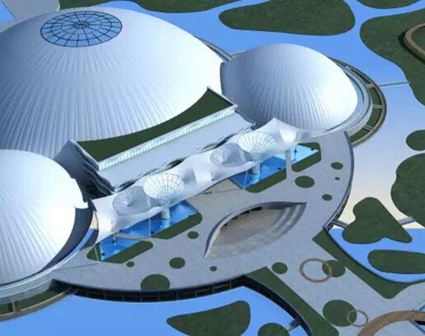 充氣膜體育館應(yīng)用于大面積敞開式作業(yè)區(qū)有哪些好處？