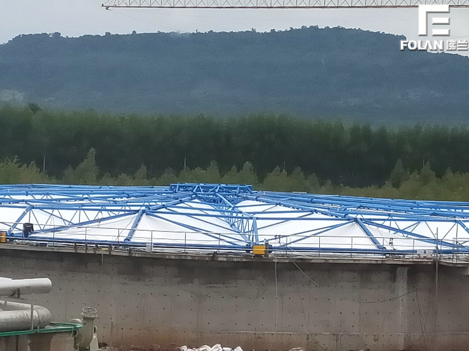 隨動(dòng)式污水池反吊膜加蓋工程 隨動(dòng)式污水池反吊膜加蓋工程