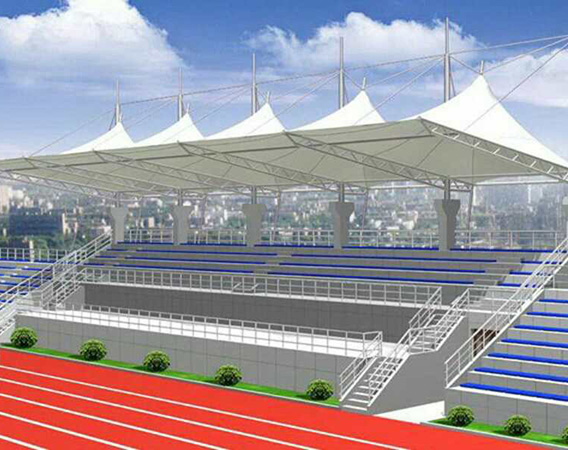 佛蘭空間膜結構公司解讀足球場膜結構看臺