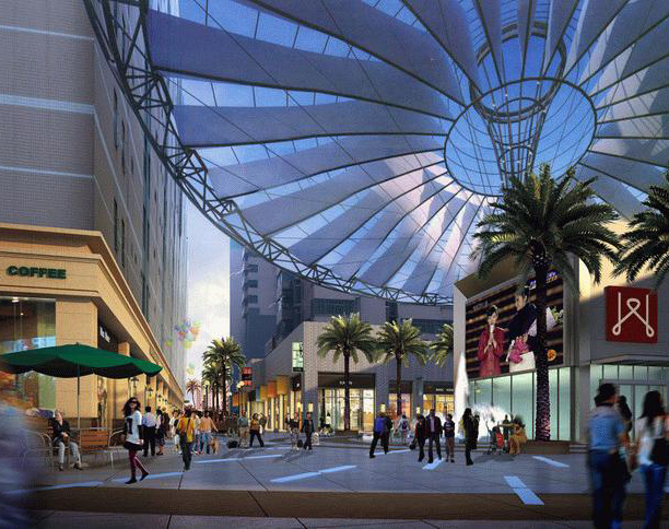 商場里面能應(yīng)用膜結(jié)構(gòu)建筑嗎？