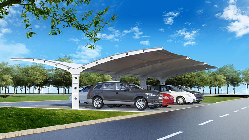 膜結(jié)構(gòu)車棚 膜結(jié)構(gòu)車棚