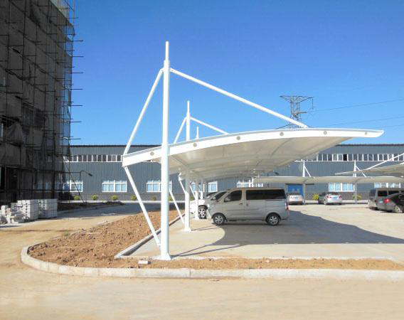 膜結構停車棚的清洗方式