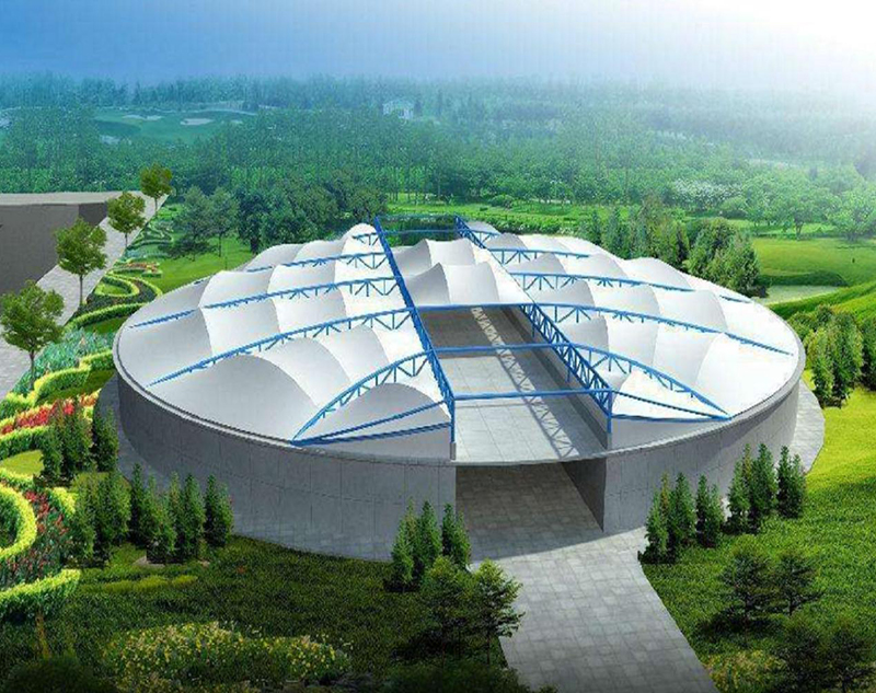 為什么現(xiàn)在的污水池加蓋封閉都選擇膜結構?