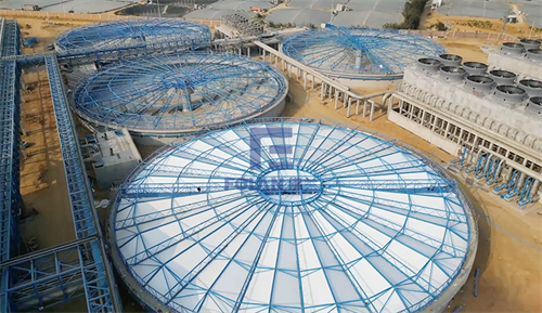 萬(wàn)平工程，福建某污水池加蓋工程成功竣工