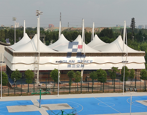 河南警校學院膜結構網球場