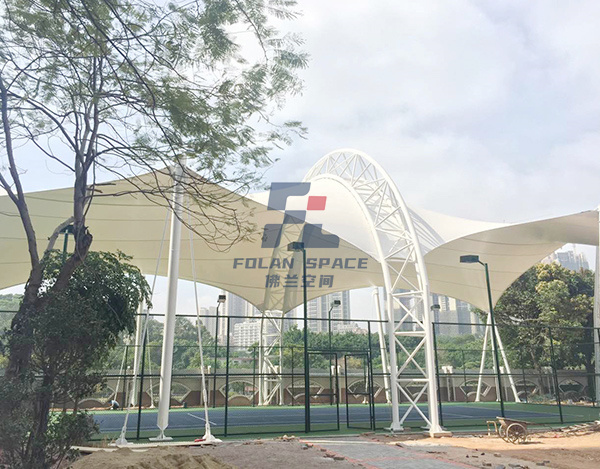 深圳市新華中學網球場膜結構