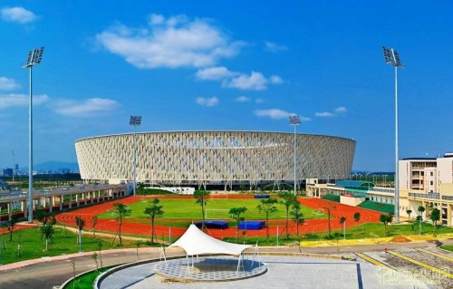 輕盈如翼，力擎蒼穹：探秘惠州奧林匹克中心的PTFE網(wǎng)格膜材